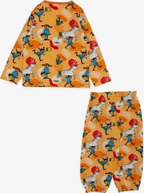 Resim Breeze Girls & Boys Erkek Bebek Pijama Takımı Çılgın Kız Desenli 9 Ay-3 Yaş, Hardal Sarı-hardal Sarı Hardal Sarı 