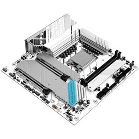 Resim Jgınyue Z790m Snow Dream D5 Intel Z790 Chıpset Ddr5 8000 Mhz Oc 1700 Soket Matx Gamıng Anakart 