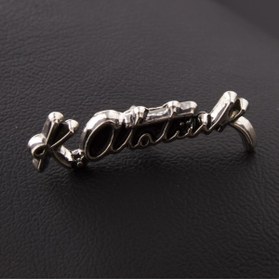 Resim Genel Markalar Unisex Gri Atatürk İmzalı Yaka Rozet 