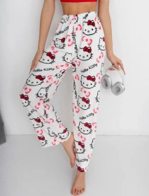 Resim Luxurylınes Hello Kitty Pantolon 306784818 Beyaz 