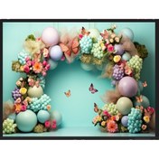 Resim PROMISEBACKDROP2 Doğum Günü, Balon Zinciri, Parti, Etkinlik, Fotoğraf Çekimi, Kumaş Arka Fon 150x200 