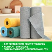 Resim 20 yapraklı, tekrar kullanılabilir mikrofiber havlu rulosu, el yırtma temizlik bezleri, yıkanabilir ultra ince lifli araba yumuşak temizlik bezi, çok amaçlı emici temizlik mendilleri, bulaşık bezi, mutfak bez, tembel bez, temizlik malzemeleri, temizlik aracı 