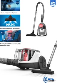 Resim Philips Toz Torbasız Süpürge PowerCyclone Elektrikli Süpürge - Compact Güçlü 