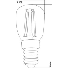 Resim Heka LED Filament Rustik Ampul 2W Gün Işığı - 3 Adet 