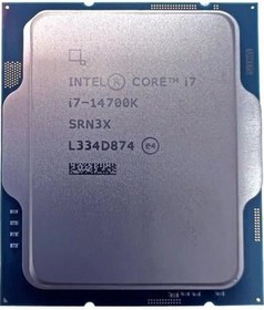 Resim Intel Core İ7 14700K UHB 770 1700P 61 MB 125 W Fansız İşlemci Tray 