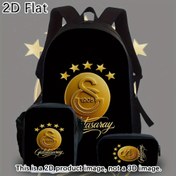 Resim [2D Plat] 3 adet Galatasaray Sırt Çantası Seti, Unisex Messenger Omuz Çantası, Kare Kalem Kutusu ile Büyük Kapasiteli Çanta, Ayarlanabilir Omuz Askısı, Fermuar Kapatma, Elde Yıkanabilir, Dış Mekan Seyahatleri için Uygun, Şükran Günü için Mükemmel 