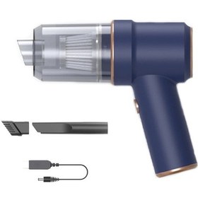 Resim CBTxGlobal Küçük Kablosuz Şarjlı Araç Süpürgesi 117c-mavi 