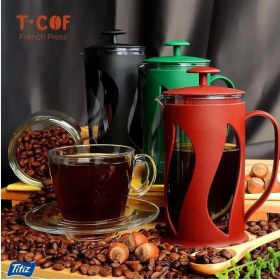 Resim 500 ml Çay ve Kahve Demleme French Press, Paslanmaz Süzgeç, Siyah 