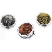 Resim Metal İstanbul Temalı Yöresel Kabartmalı El Aynası 2alk110 Diğer 