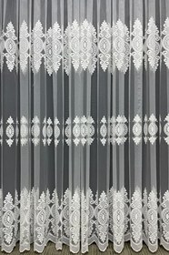 Resim Cortibo Bengal 1'e 3 Sık Pileli Raporlu Tül Perde, 150 x 260 