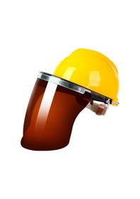 Resim Homyl Kaynak Davlumbazları Pc Mercek Kırmızı-kahverengi 