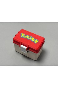 Resim Print Zone Pokemon TCG Kilitli Kart Saklama Kutusu - Orijinal Logolu ve Mandallı Hard Case Deck Box 