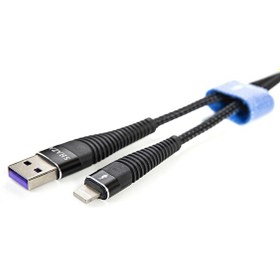 Resim Shaza Apple iPhone Lightning 5A 100 W 1 Metre Örgülü Hızlı Şarj ve Data Kablosu 
