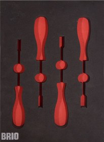 Resim Brio Tornavida Seti Lokma 4 Parça 7-8-10-13 B Line Sünger Yatak Boş 