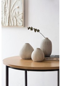 Resim Dokulu Desenli Vazolar Çok Renkli 