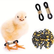 Resim 30/50 Paket Ayarlanabilir Yay Bacak Bağları - Tavuklar İçin Bacak Bantları, Yay Bacak Tedavisi İçin Elektrik veya Pil Gerektirmez, Bıldırcın, Ördek ve Kuş Sağlığı İçin Dayanıklı Tavuk Bakım Aksesuarları 