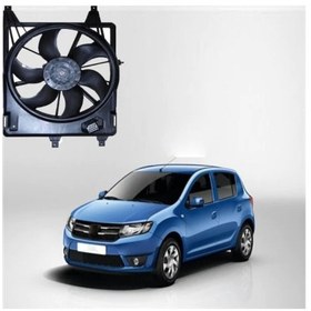 Resim Dacia Sandero Radyatör Fan Motoru 2008--2015 Oem Üründür 