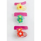 Resim Ronanna Buğz Papatya Lastikli Toka 2 Adet 