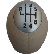 Resim Bross Otomotiv Renault Megane 3 Fluence Laguna Scenic Espace İçin Vites Topuzu 328650024R Krom Bej Renk 