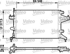 Resim RADYATÖR CORSA C-COMBO-TIGRA 1.0-1.2-1.2 16V-1.4-1.4 16V AC KLİMASIZ MEK 545x359x23 1300236-9201955-25555161-24445162 