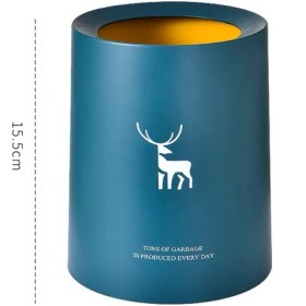 Resim Lebeigo Masaüstü Çöp Kutusu Ev Oturma Odası Için Küçük Mini Komodin Kalem Tutucu ile Çöp Kutusu Kağıt Sepeti Kutusu Asılı Tuvalet (Yurt Dışından) 