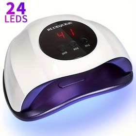 Resim HOTU 24LED Tırnak Kurutma Lambası, USB Güçlü Jel Cilası Kurutma Cihazı, Ev ve Salon Kullanımı İçin Uygun, Kokusuz, Pil Gerektirmez, El ve Ayak Bakım Seti Dahil. 