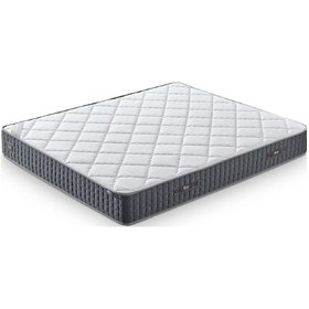 Resim Menekşe Çift Kişilik Antibakteriyel Ortopedik Paket Yaylı Visco Yatak Siyah 