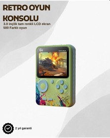 Resim Diğer G5 Taşınabilir Retro Oyun Konsolu Çocuk Ve Yetişkinler İçin 
