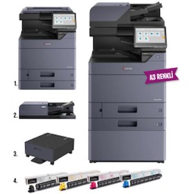Resim KYOCERA TASKalfa 2554ci A3 Renkli Çok Fonksiyonlu Fotokopi Makinesi 