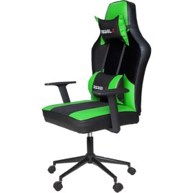 Resim Rebelx Oyuncu Koltuğu Zero Krom Ayak Yeşil Renk 