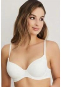 Resim Eros Ersk111 Daisy Kulaklı Yarı Push-up Tek Sütyen - Ekru Ekru 