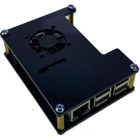 Resim Robotistan Raspberry Pi 3 Model B+ Kombo Kit - Raspberry Pi 3 Model B+ - Muhafaza Kutusu - Adaptör - 