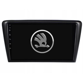 Resim Skoda Rapid Araç Multimedya Android Ekran Carplay Navigasyon Double Teyp 4+64 9" 13-18 Black Blueway 