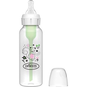 Resim 250 ml Dar Ağız Antikolik Sincap Desenli PP Biberon, Tekli Paket 