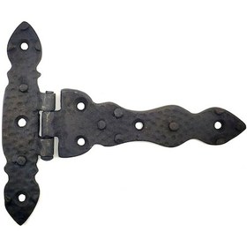 Resim Antika Tarz Dekoratif Pirinç Kuyruklu Düğmeli Menteşe No2 - 138x167 Mm, Oksit 