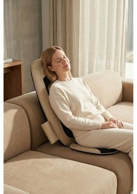 Resim Taşınabilir Masaj Koltuğu - Shiatsu Titreşim Isıtma / Fg-c22 Krem 