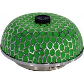 Resim Carub Ses & Performans Arttırıcı Açık Hava Filtresi Mantar Tip Yeşil +6 Hp Aparatlı Üniversal 