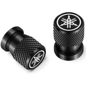 Resim Stil2 Siyah-motosiklet Tekerleği Lastik Supap Gövdesi Caps Cnc Hava Geçirmez Kapaklar Yamaha R1 R3 R25 Mt-09 Mt07 Fazer 