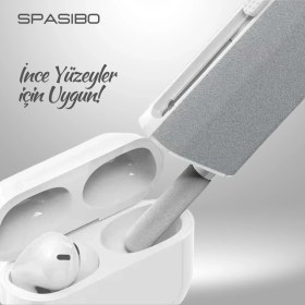 Resim Spasibo Telefon, Airpods ve Elektronik Cihazlar Için 5’i 1 Arada Temizleme Kiti 