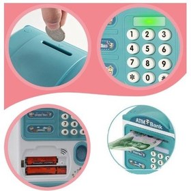 Resim Parmak İzi Görünümlü Elektronik Şifreli Otomatik Kağıt Para Alan Atm Kumbara 