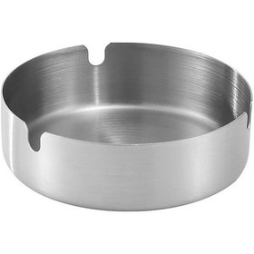 Resim Falconetti CİN545 Çelik Yuvarlak Kül Tablası Küllük 10 CM Gri 