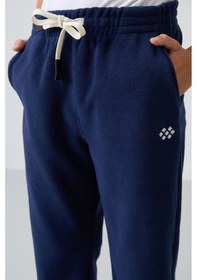 Resim Tommylife Tommy Life Lacivert Kalın Yumuşak Dokulu Standart Fit Nakışlı Polar Erkek Çocuk Eşofman Alt - 11220 Lacivert 