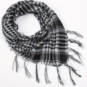 Resim Unisex Vintage-Style Rüzgarlık Şal Tül Kenarlıklı - Geometrik Desen, Nefes Alabilir ve Makinede Yıkanabilir, Tüm Mevsimler İçin Bol Kesim, Siyah ve Beyaz Çizgili Tasarım, Açık Hava Aktiviteleri İçin Mükemmel, Çok Yönlü Moda Aksesuarı | Vintage Şal | Polyester Şal 