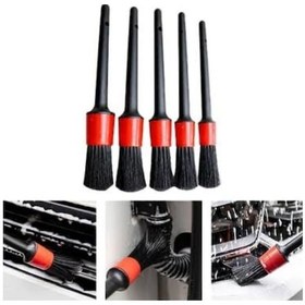 Resim Oto Araç Detaylı Temizlik Fırçası Seti 5+1 
