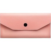 Resim Cloudstore Pembe Yapışkan Cüzdan Su Geçirmez Dayanıklı Para Yönetimi Ve Bütçe Cüzdanı Pembe 