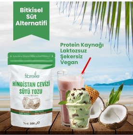 Resim Fibrelle Hindistan Cevizi Sütü Tozu 100gr 