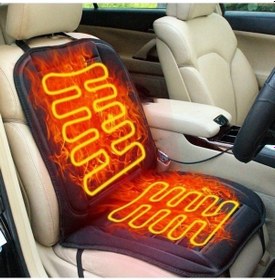 Resim Ankatek Araba Van Otomatik Isıtmalı Yastıklı Ped Kaymaz Sıcak Koltuk Minderi Kapak Isıtıcı 12v Dc 
