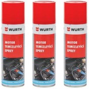 Resim Würth Motor Temizleyici Temizleme Spreyi 500ml - 3 Adet 