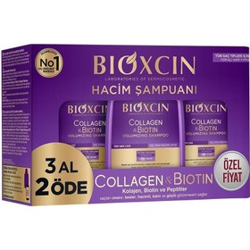 Resim Bioxcin Collagen ve Biotin Hacim Şampuanı 300 ml 3 Al 2 Öde 
