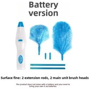 Resim Mufunye 360 Derece Döner Şarjlı Elektrikli Toz Alma Aleti - Büyük Kollü, Verimli Temizleme, İç/iç Dış Kullanım Pilli - İngilizce Kılavuz 